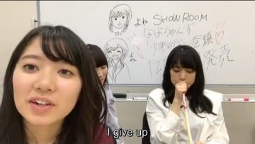 Nanachanzu SHOWROOM 2017.10.29 (English Sub)