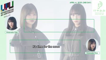 KeyaMimi 2020.4.4: Watanabe Rika and Watanabe Risa (English Sub)
