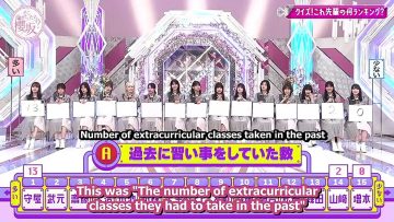 [EP143] Soko Magattara, Sakurazaka?: Quiz! It’s obvious what this ranking of senior members is? Second half (English Sub)
